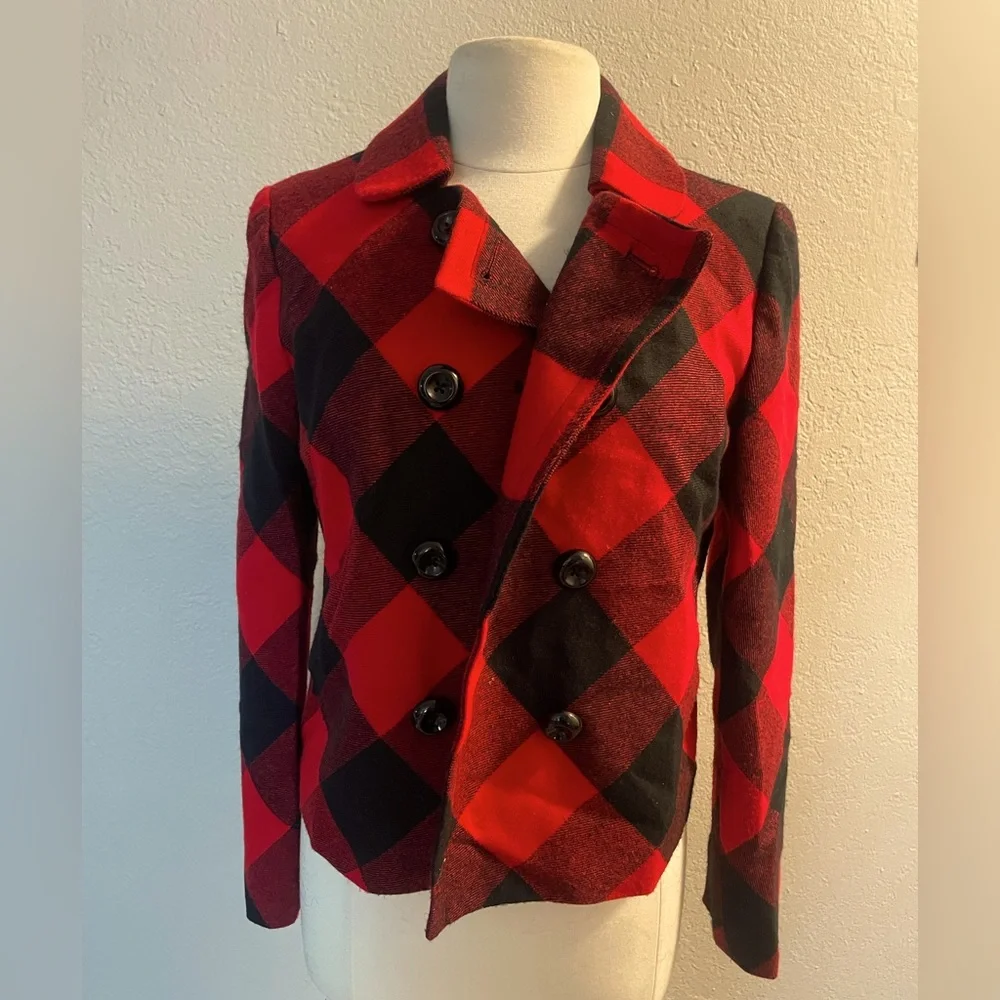 Jones New York Plaid Blazer - Picture 1 of 5